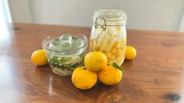 冬の手仕事。実家の柚子で食卓を豊かに